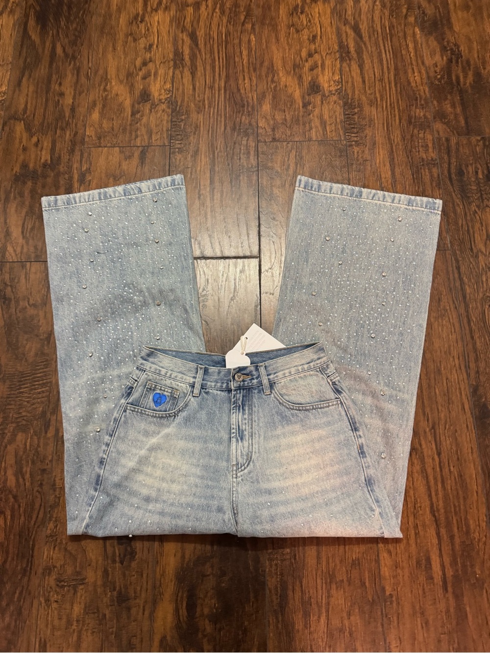 Rhinestone jeans